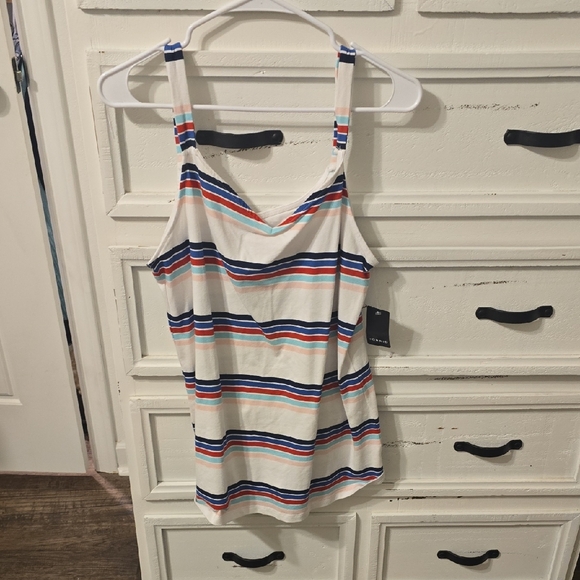 Torrid Soft Pastel Striped Top - Picture 1 of 3